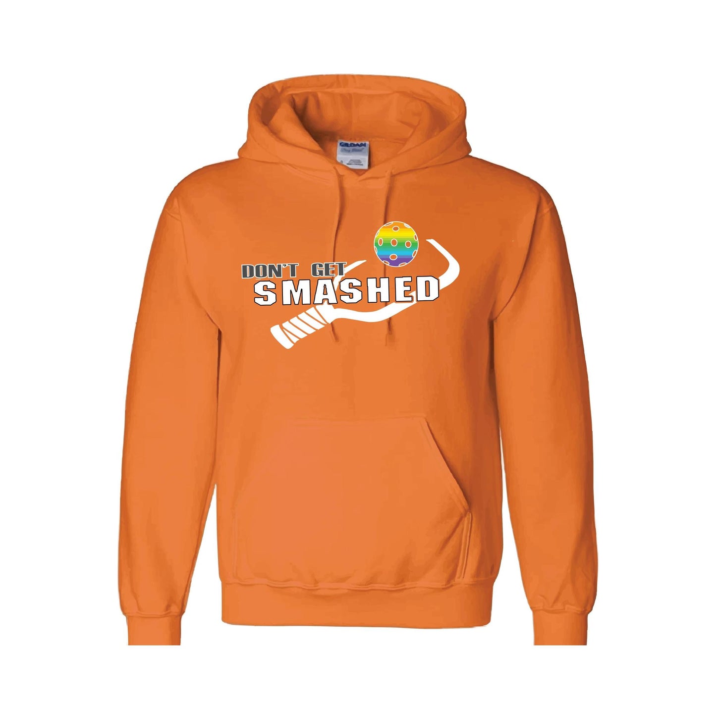 Don't Get Smashed (10 Custom Pickleball Colors) | Unisex Hoodie Pickleball Sweatshirt | 50% Cotton 50% Polyester
