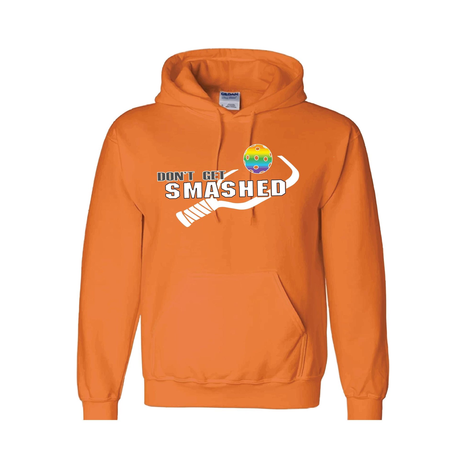 Don't Get Smashed (10 Custom Pickleball Colors) | Unisex Hoodie Pickleball Sweatshirt | 50% Cotton 50% Polyester