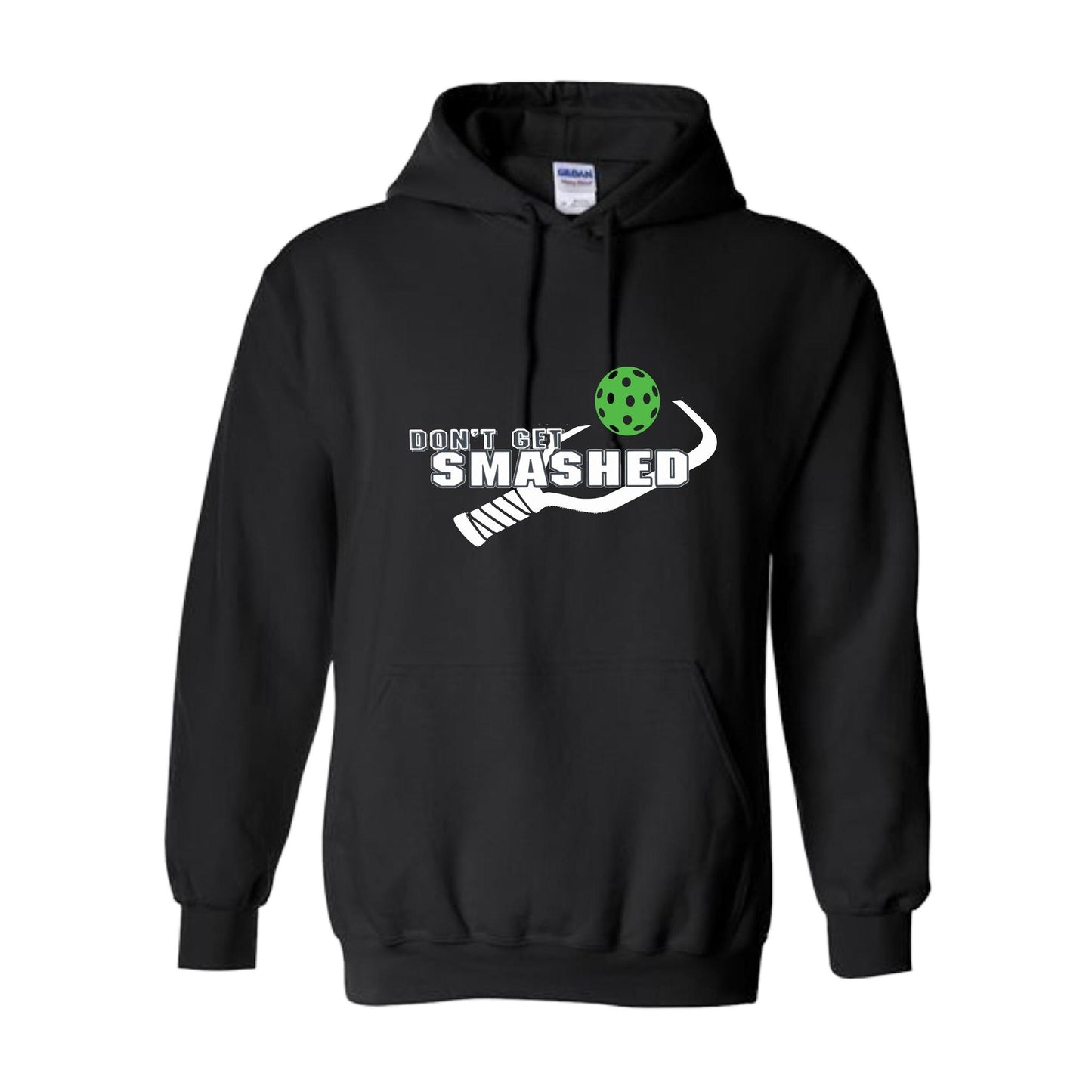 Don't Get Smashed (10 Custom Pickleball Colors) | Unisex Hoodie Pickleball Sweatshirt | 50% Cotton 50% Polyester