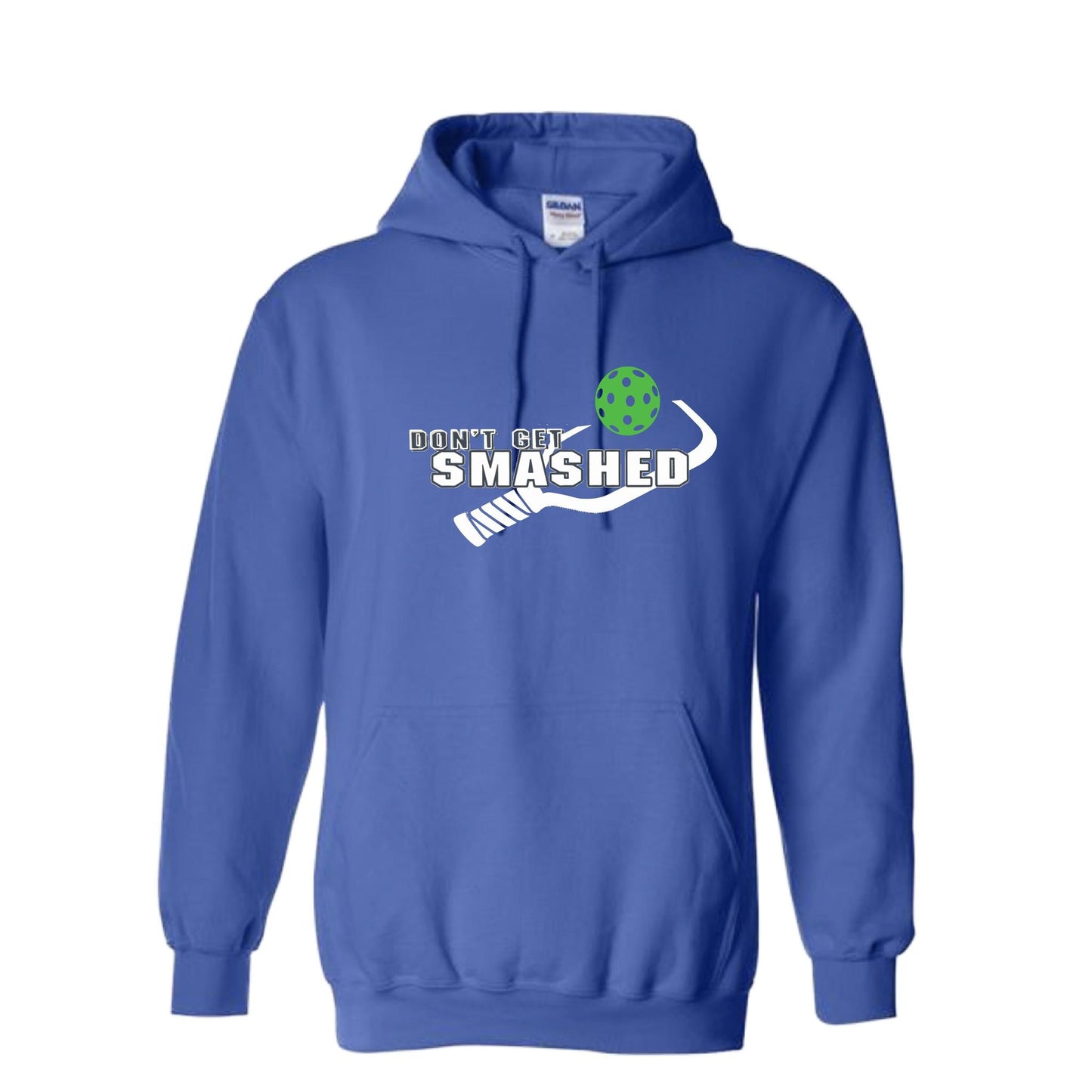 Don't Get Smashed (10 Custom Pickleball Colors) | Unisex Hoodie Pickleball Sweatshirt | 50% Cotton 50% Polyester