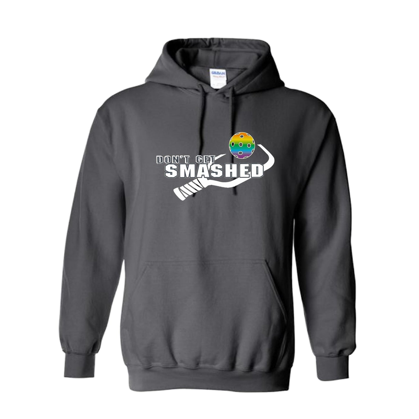 Don't Get Smashed (10 Custom Pickleball Colors) | Unisex Hoodie Pickleball Sweatshirt | 50% Cotton 50% Polyester