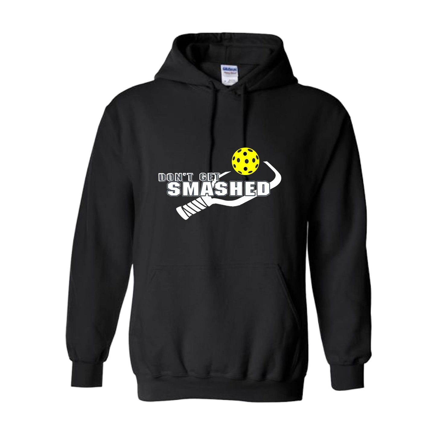 Don't Get Smashed (10 Custom Pickleball Colors) | Unisex Hoodie Pickleball Sweatshirt | 50% Cotton 50% Polyester