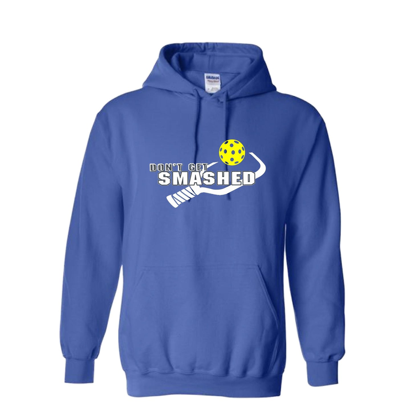 Don't Get Smashed (10 Custom Pickleball Colors) | Unisex Hoodie Pickleball Sweatshirt | 50% Cotton 50% Polyester