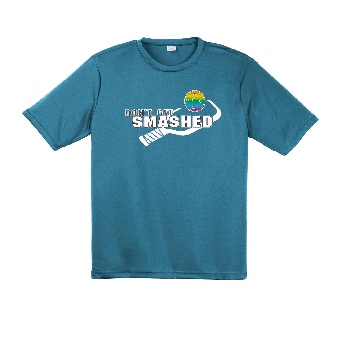 Don't Get Smashed (10 Custom Pickleball Colors) | Men's Short Sleeve Pickleball Performance T-Shirt | 100% Polyester