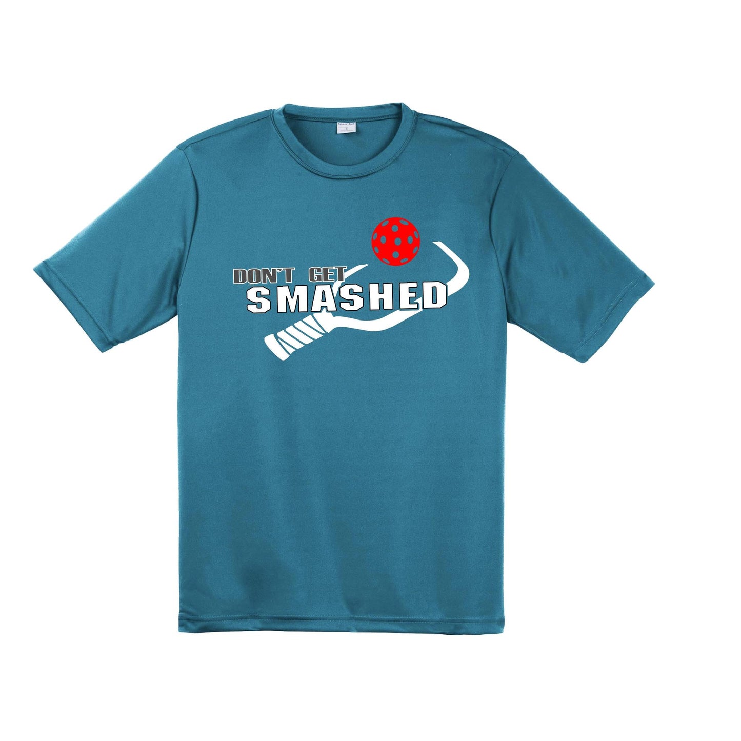 Don't Get Smashed (10 Custom Pickleball Colors) | Men's Short Sleeve Pickleball Performance T-Shirt | 100% Polyester