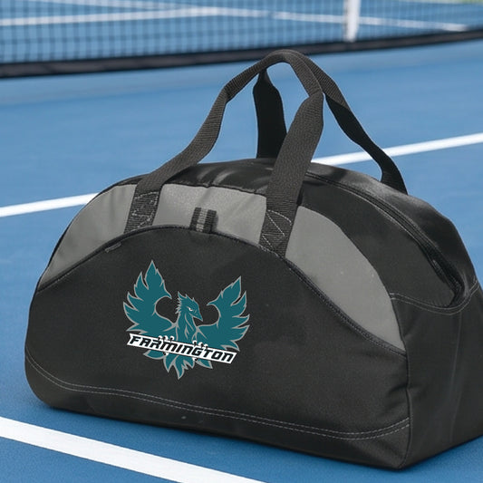 Farmington High School Personalized UHSPA Black Team Duffel Bag – Pickleball & Weekend Travel Bag