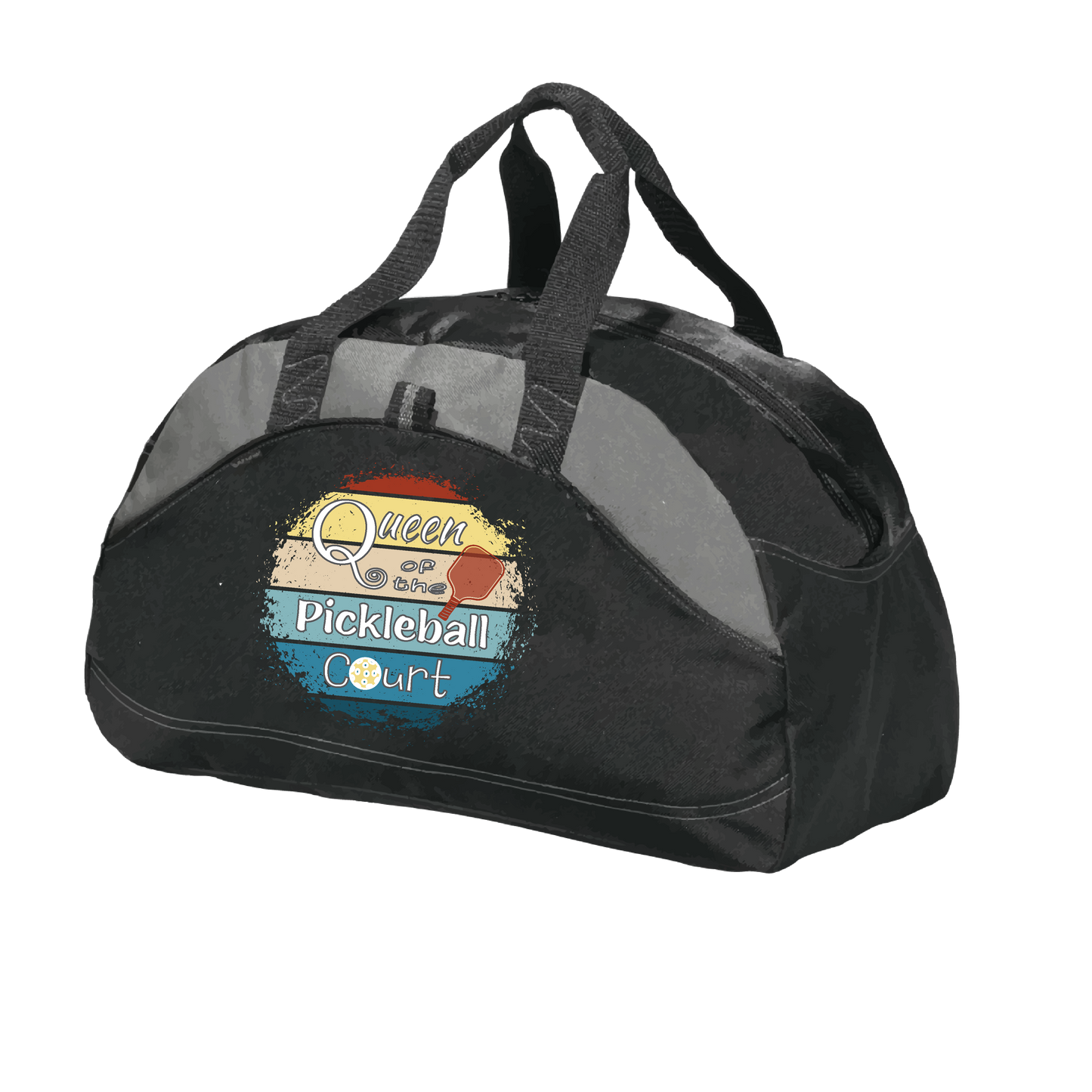 Queen of the Pickleball Court | Pickleball Sports Duffel | Medium Size Court Bag