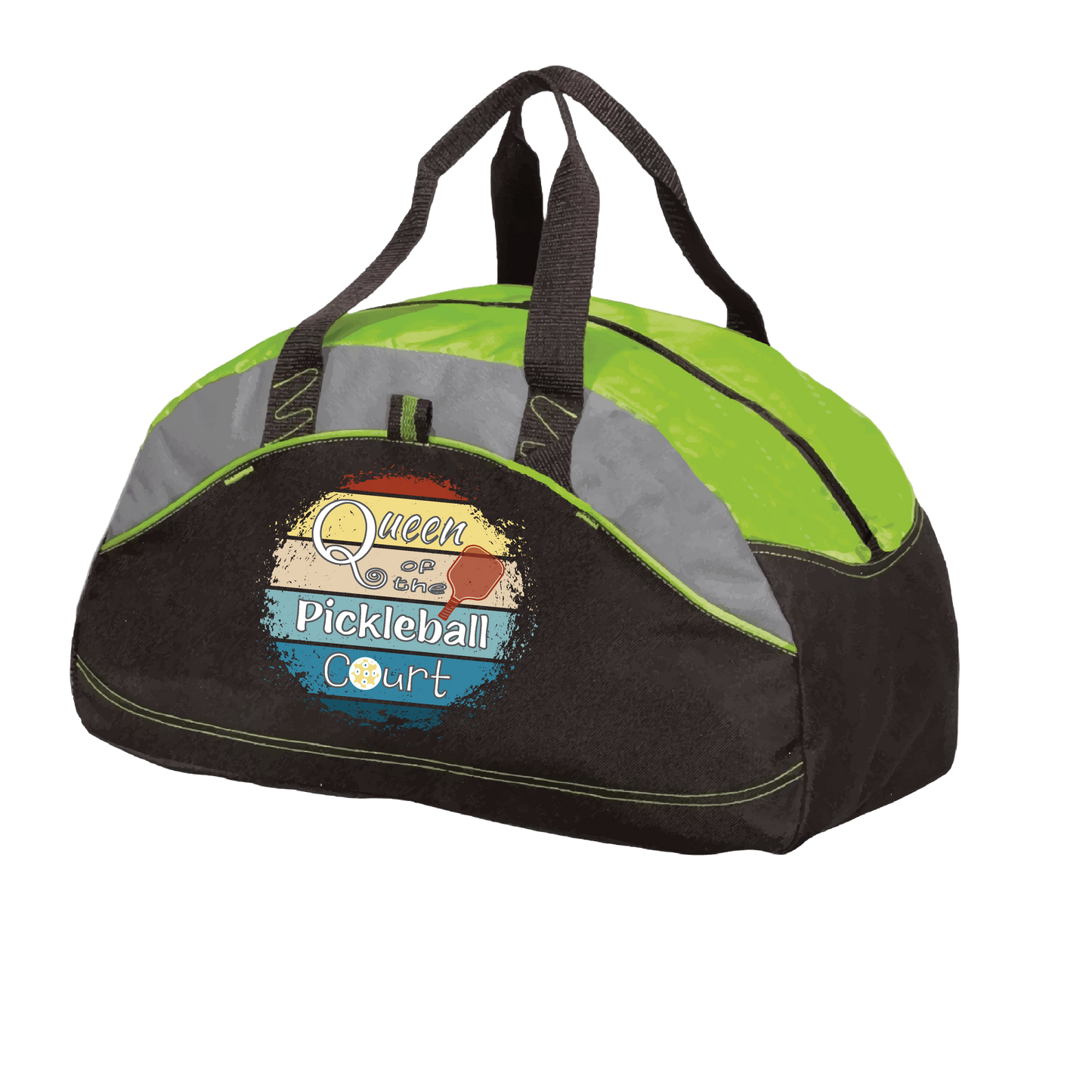 Queen of the Pickleball Court | Pickleball Sports Duffel | Medium Size Court Bag