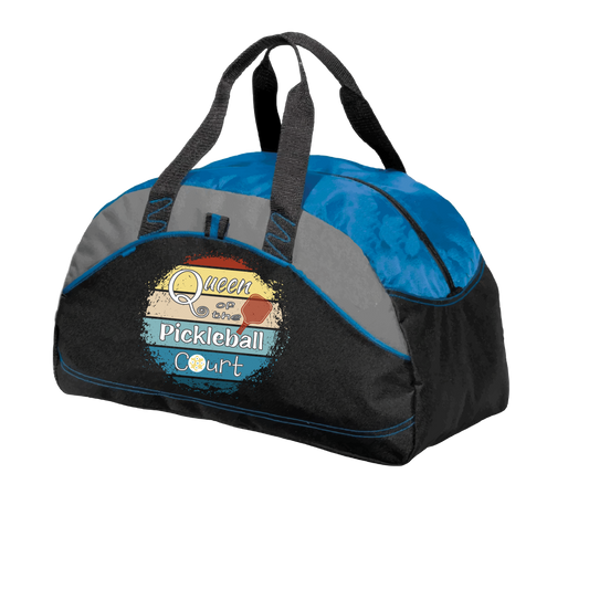 Queen of the Pickleball Court | Pickleball Sports Duffel | Medium Size Court Bag