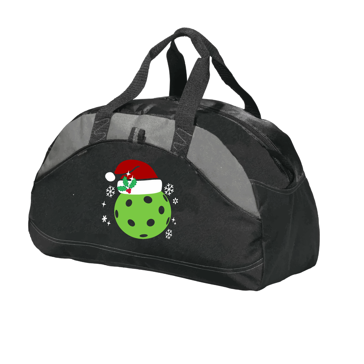 Santa Hat | Pickleball Sports Duffel | Medium Size Court Bag