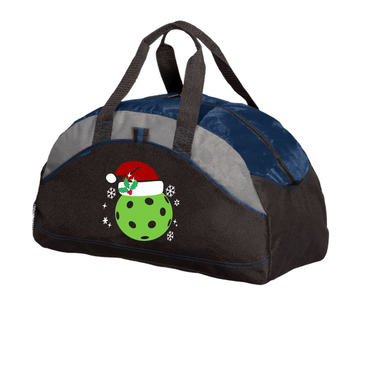 Santa Hat | Pickleball Sports Duffel | Medium Size Court Bag