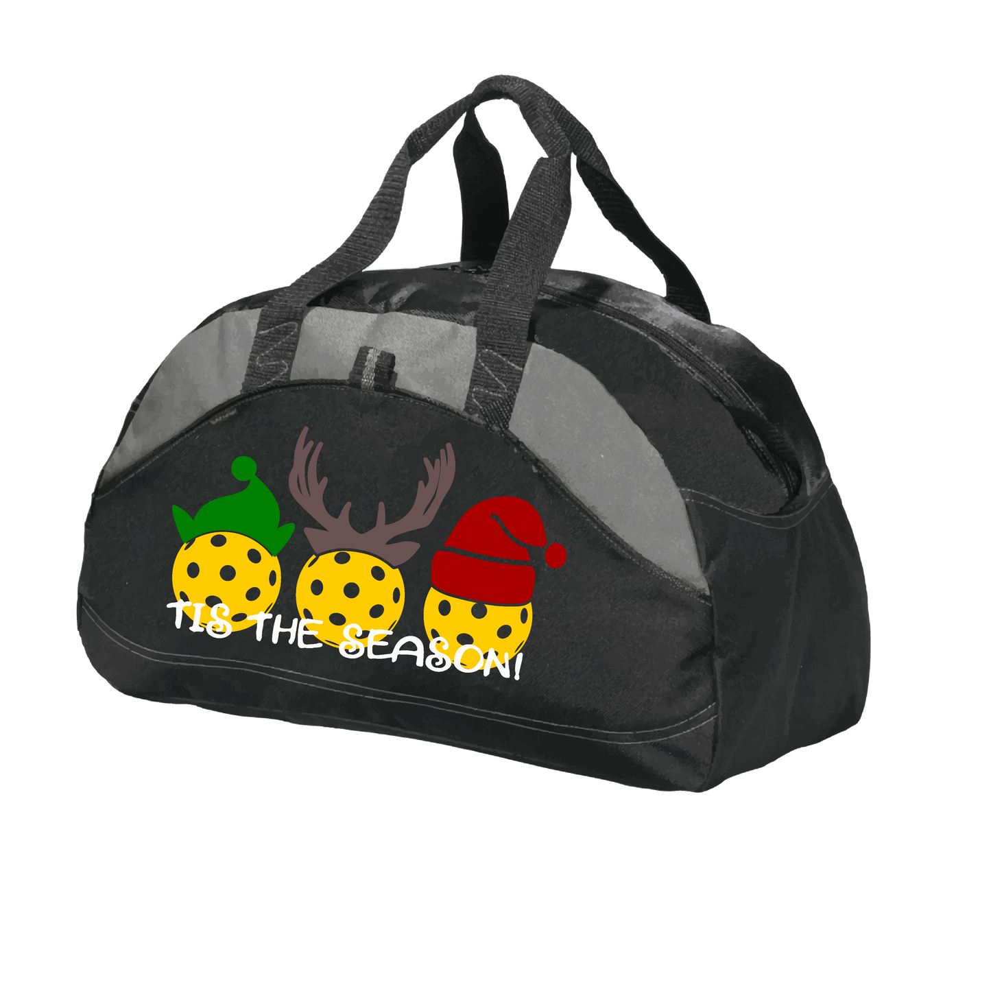 Tis the Season | Pickleball Sports Duffel | Medium Size Court Bag