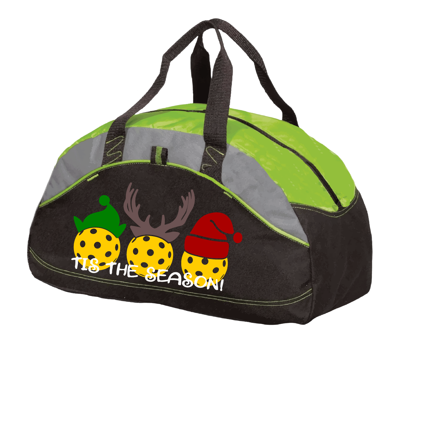 Tis the Season | Pickleball Sports Duffel | Medium Size Court Bag