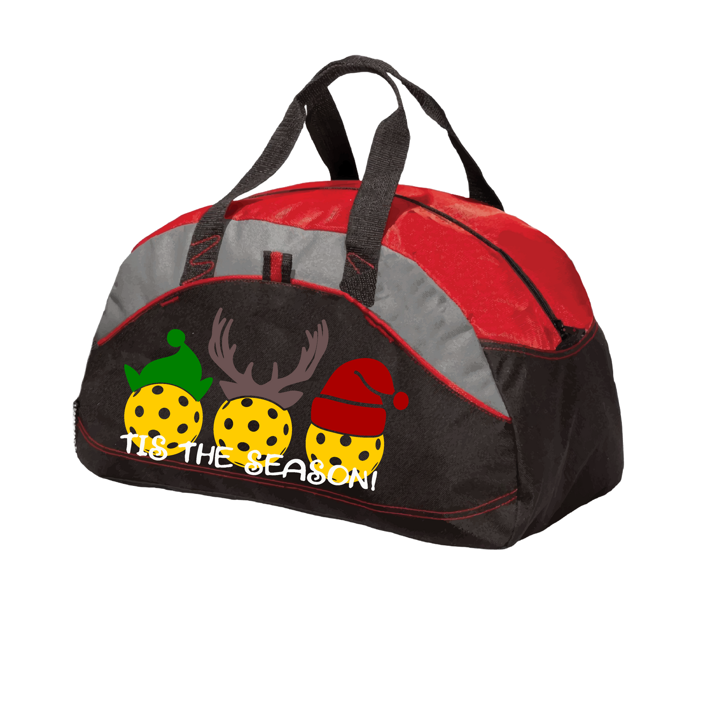 Tis the Season | Pickleball Sports Duffel | Medium Size Court Bag