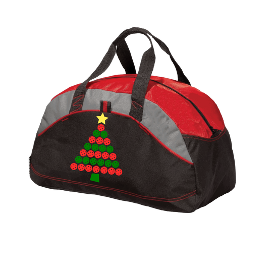 Christmas Tree | Pickleball Sports Duffel | Medium Size Court Bag