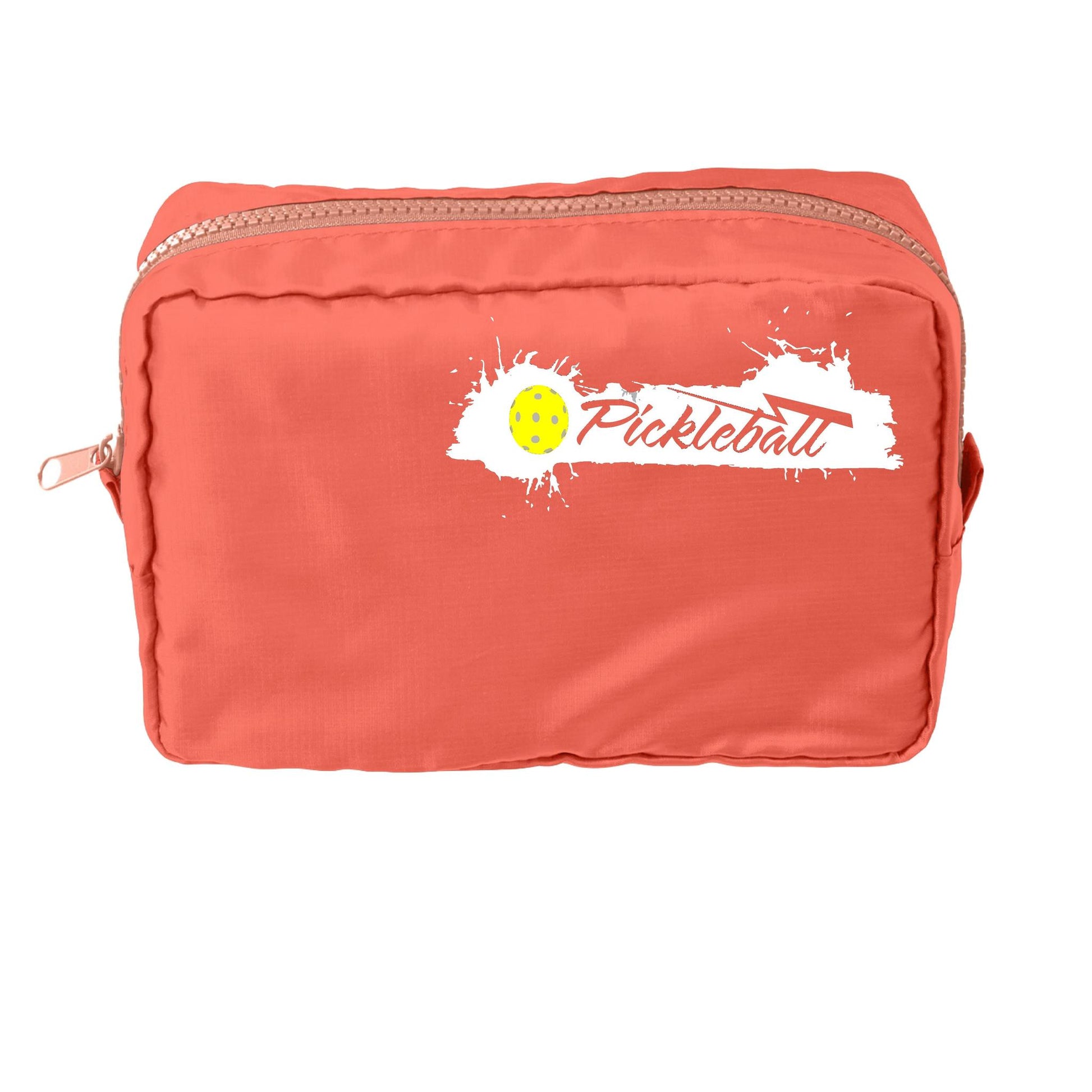Extreme Pickleball | Pickleball Dimensional Cosmetic Pouch Bag | Small Size Court Dimensional Bag