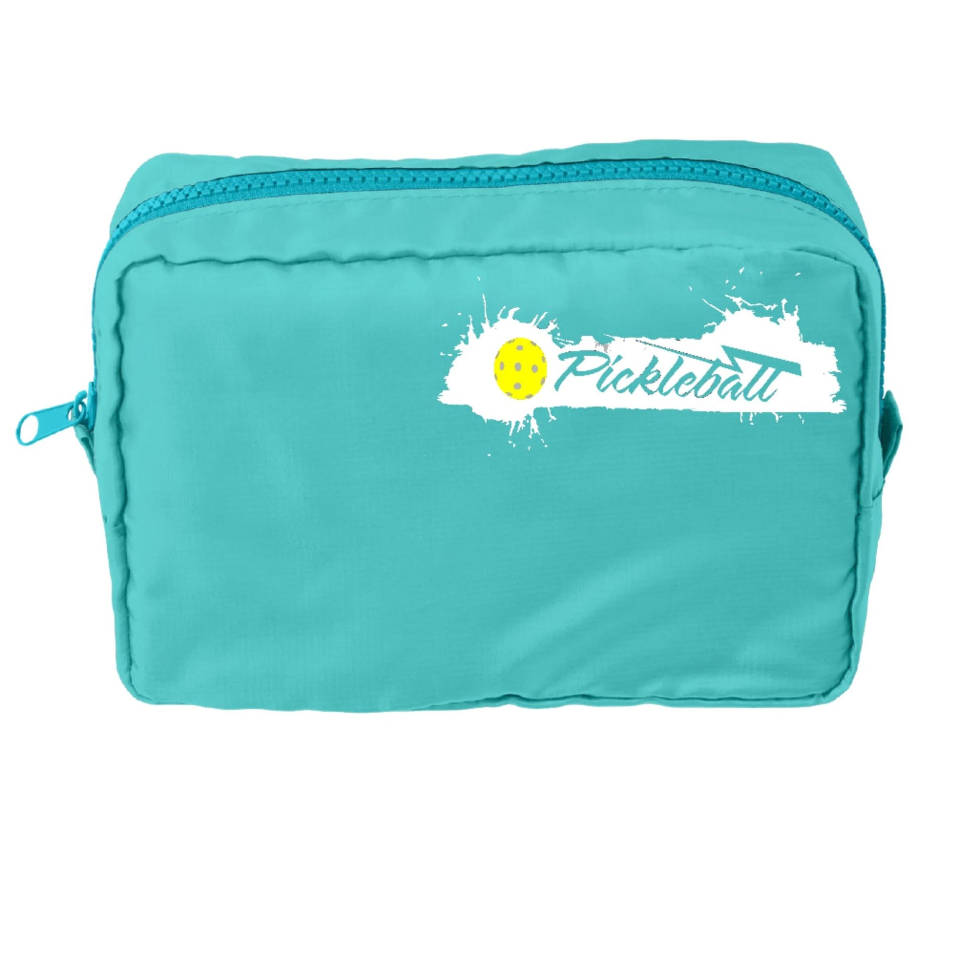 Extreme Pickleball | Pickleball Dimensional Cosmetic Pouch Bag | Small Size Court Dimensional Bag