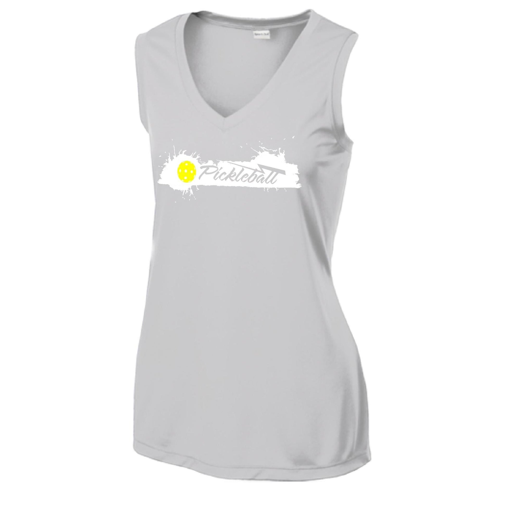 Extreme Pickleball | Women’s Sleeveless Athletic Performance T-Shirt | 100% Polyester