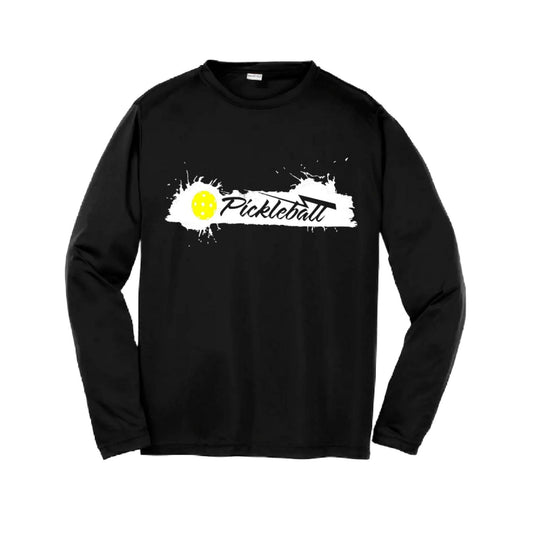Extreme Pickleball | Youth Long Sleeve Pickleball Performance T-Shirts | 100% Polyester