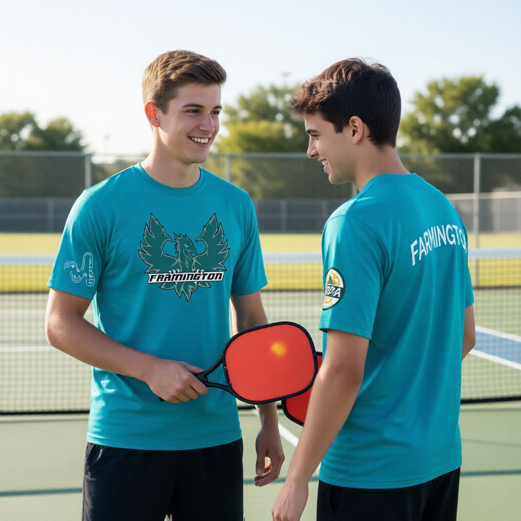 Farmington High USHPA | Men's Short Sleeve Crewneck T-Shirts | 100% Polyester