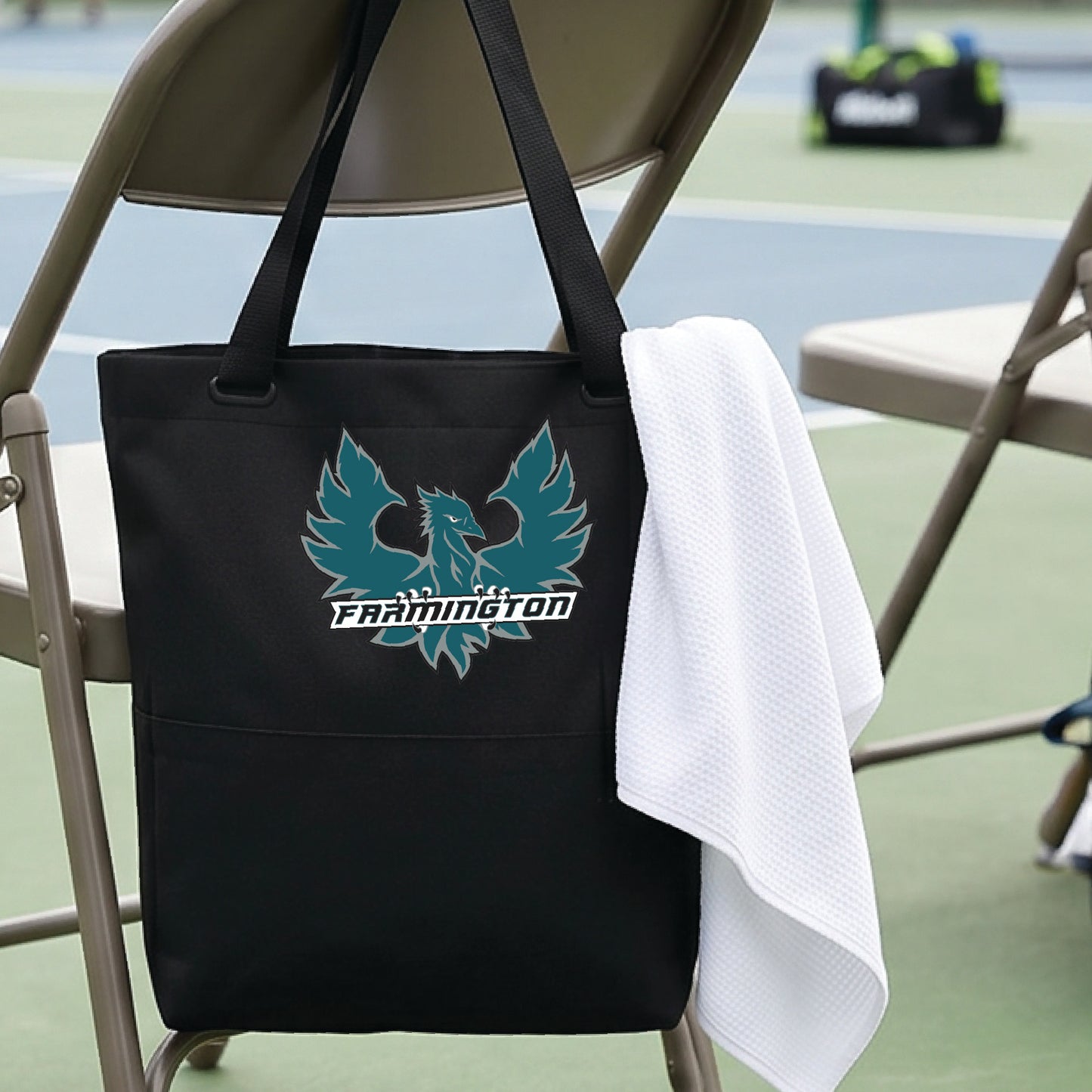 Farmington High School Pickleball Tote Bag Sports Tote for Pickleball Players Gift Court Carryall Team Gift