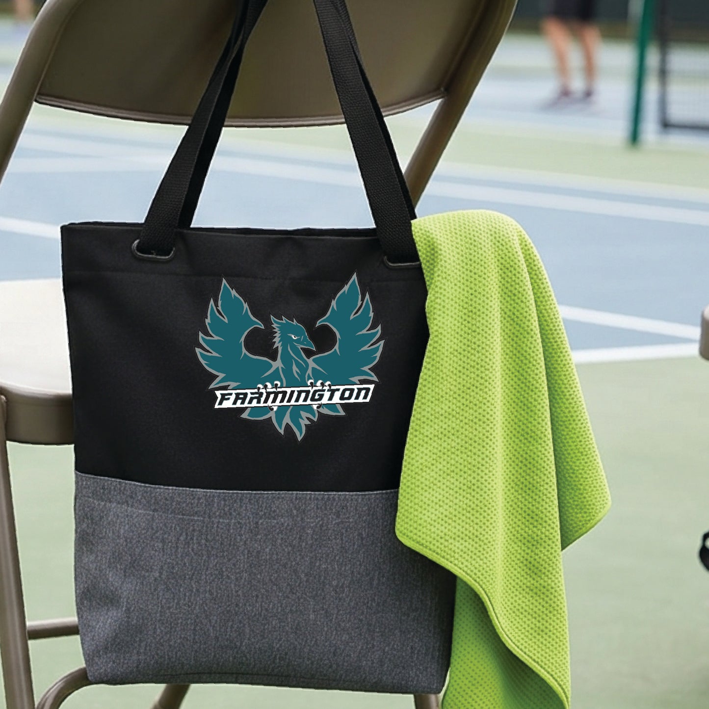 Farmington High School Pickleball Tote Bag Sports Tote for Pickleball Players Gift Court Carryall Team Gift
