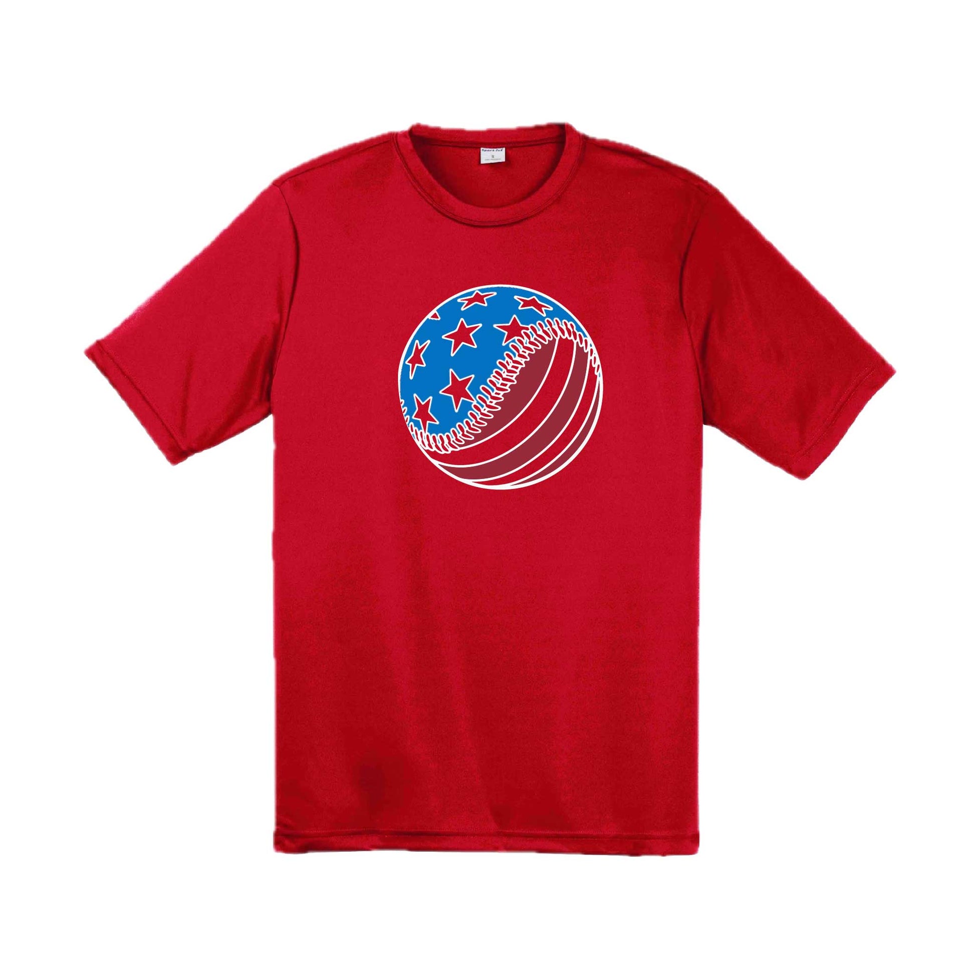 Fastball | Men's Short Sleeve Athletic Baseball Performance T-Shirt | 100% Polyester