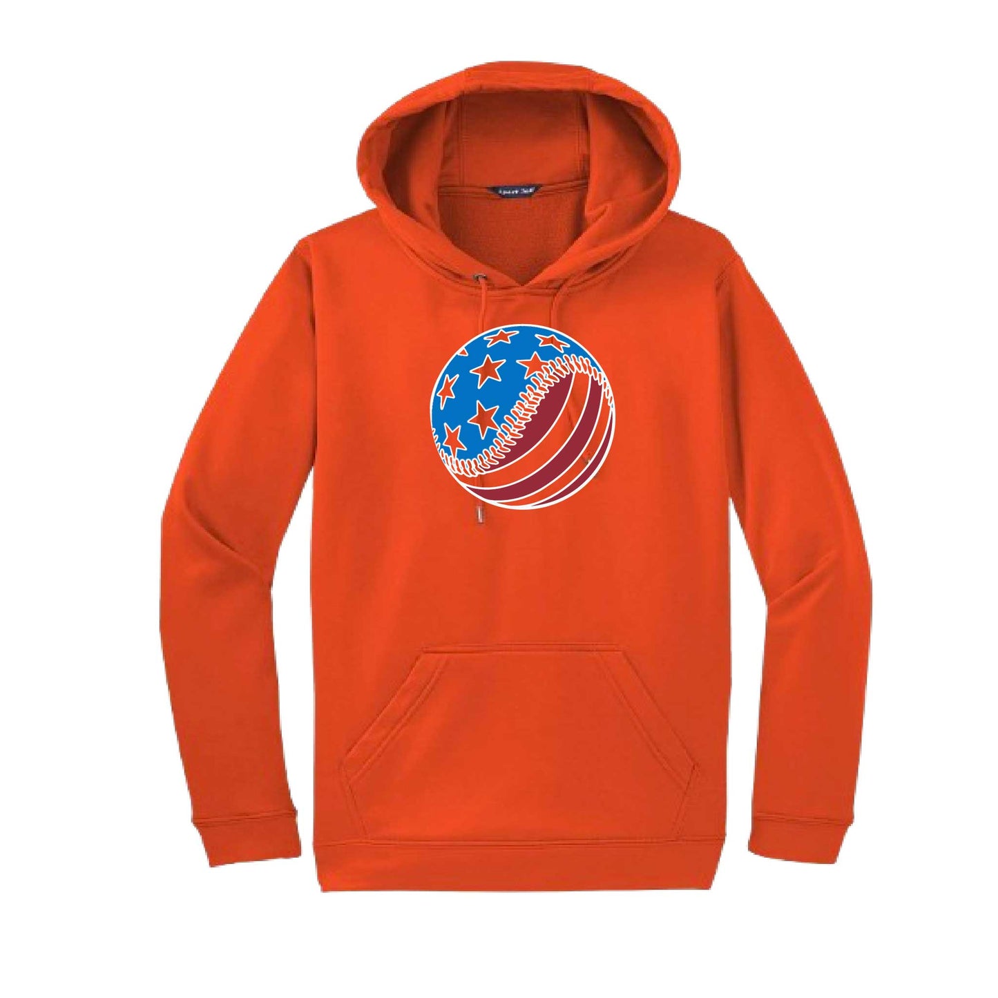 Fastball | Unisex Hoodie Athletic Baseball Sweatshirt | 50% Cotton/50% Polyester