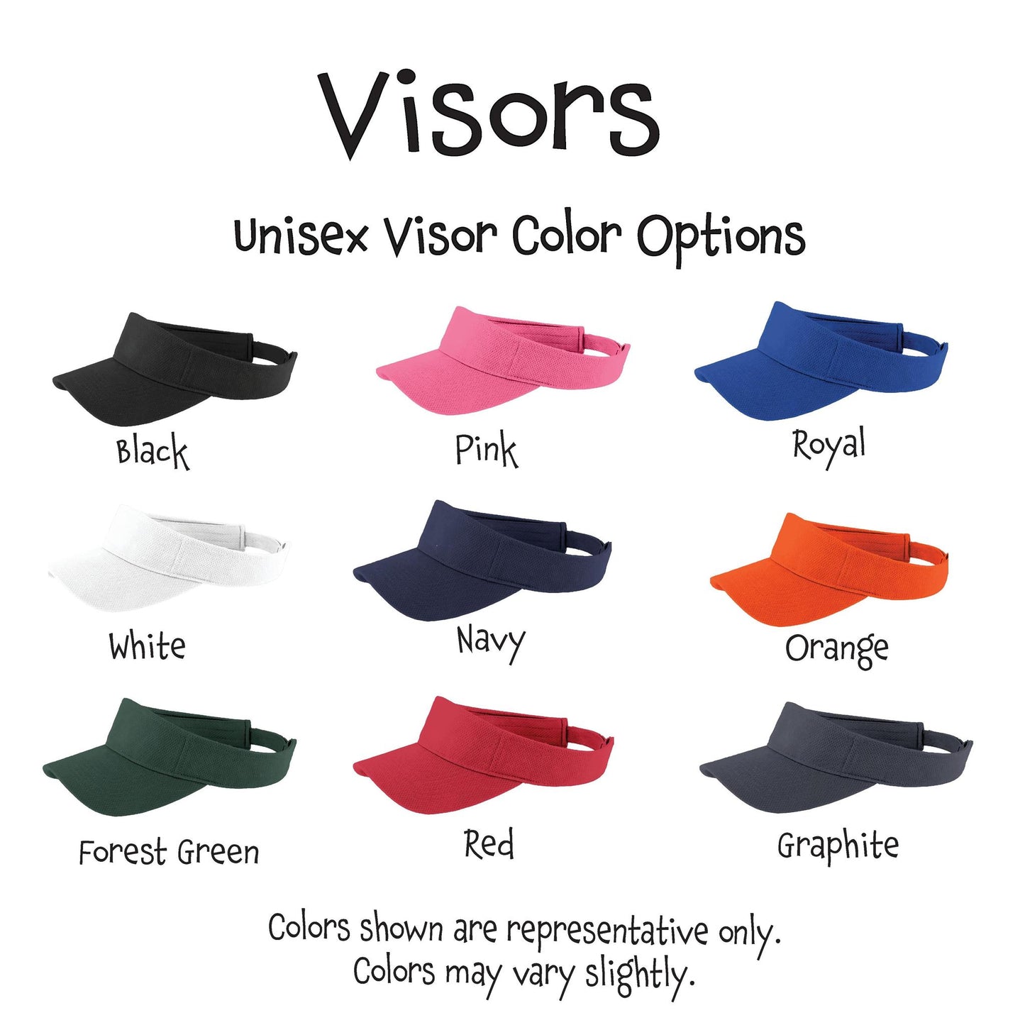 Fear The Paddle (Custom) | Pickleball Visors | Moisture Wicking 100% Polyester