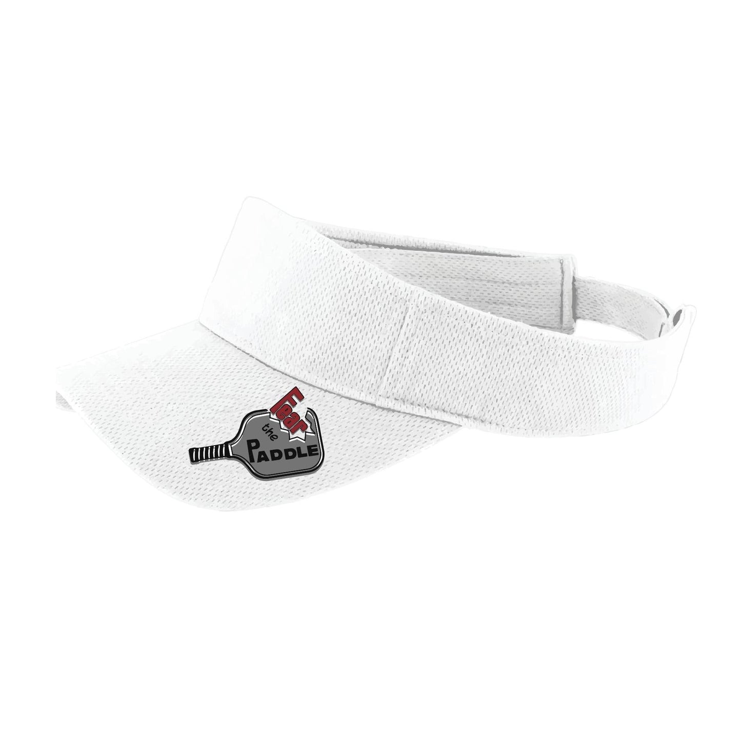 Fear The Paddle (Custom) | Pickleball Visors | Moisture Wicking 100% Polyester