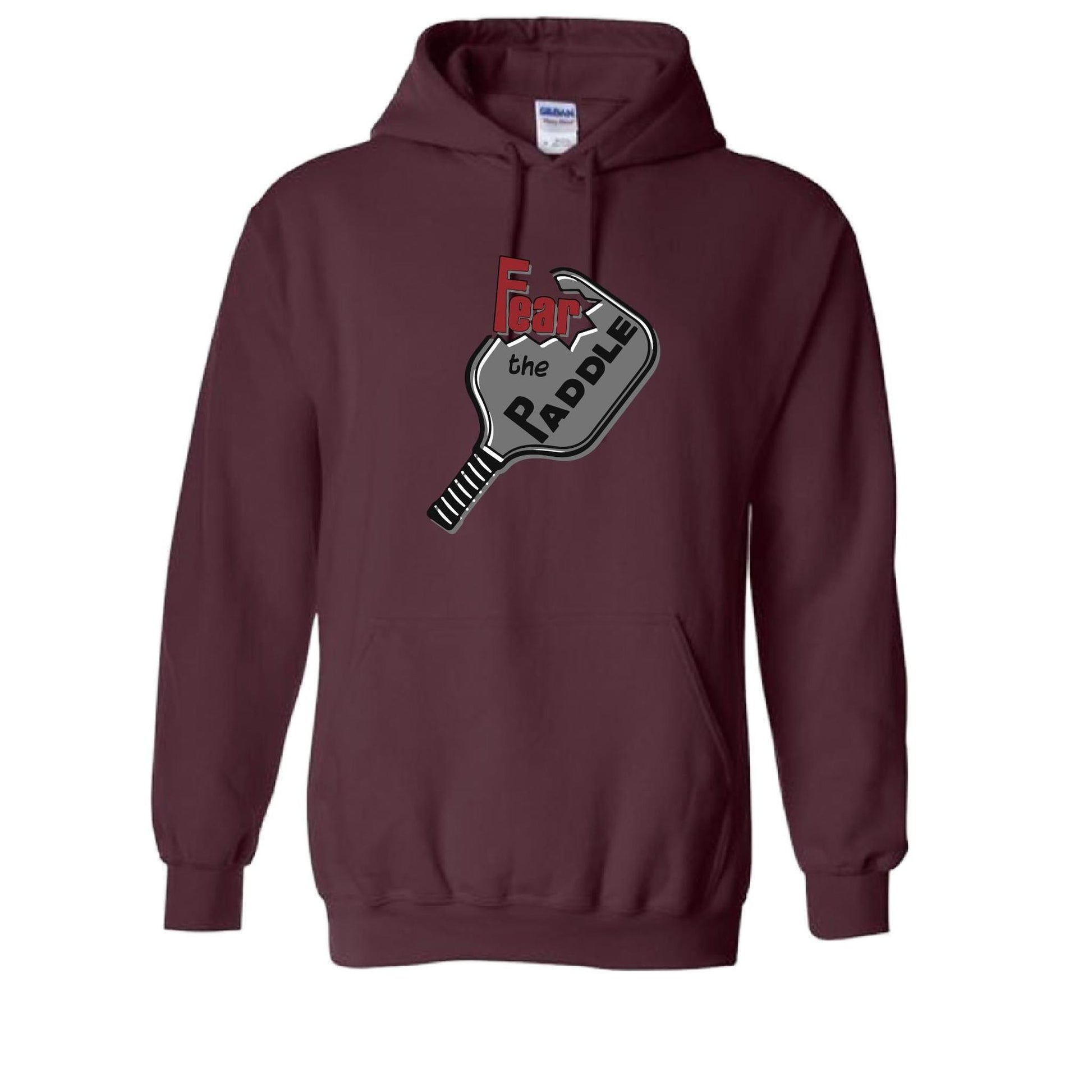 Fear The Paddle | Unisex Hoodie Pickleball Sweatshirt | 50% Cotton 50% Polyester