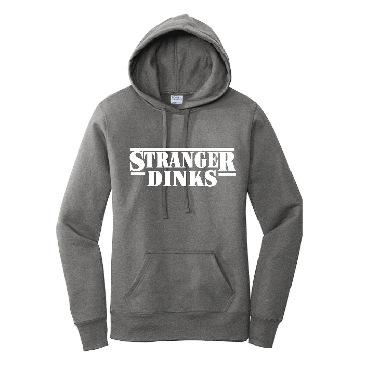 Stranger Dinks | Women’s Fitted Hoodie Pickleball Sweatshirt | 50% Cotton 50% Poly Fleece