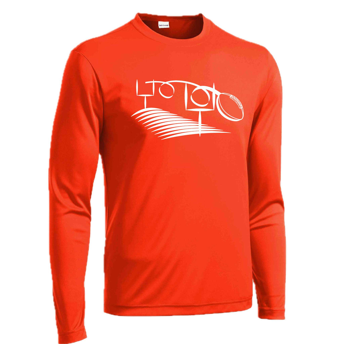 Football Field Goal | Men's Long Sleeve Football Shirt | 100% Polyester