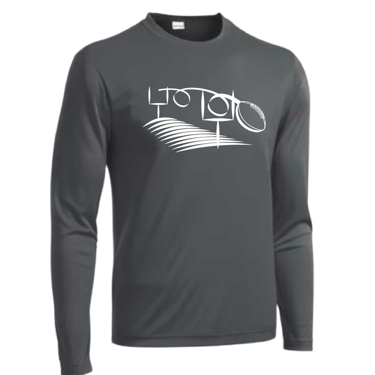 Football Field Goal | Men's Long Sleeve Football Shirt | 100% Polyester