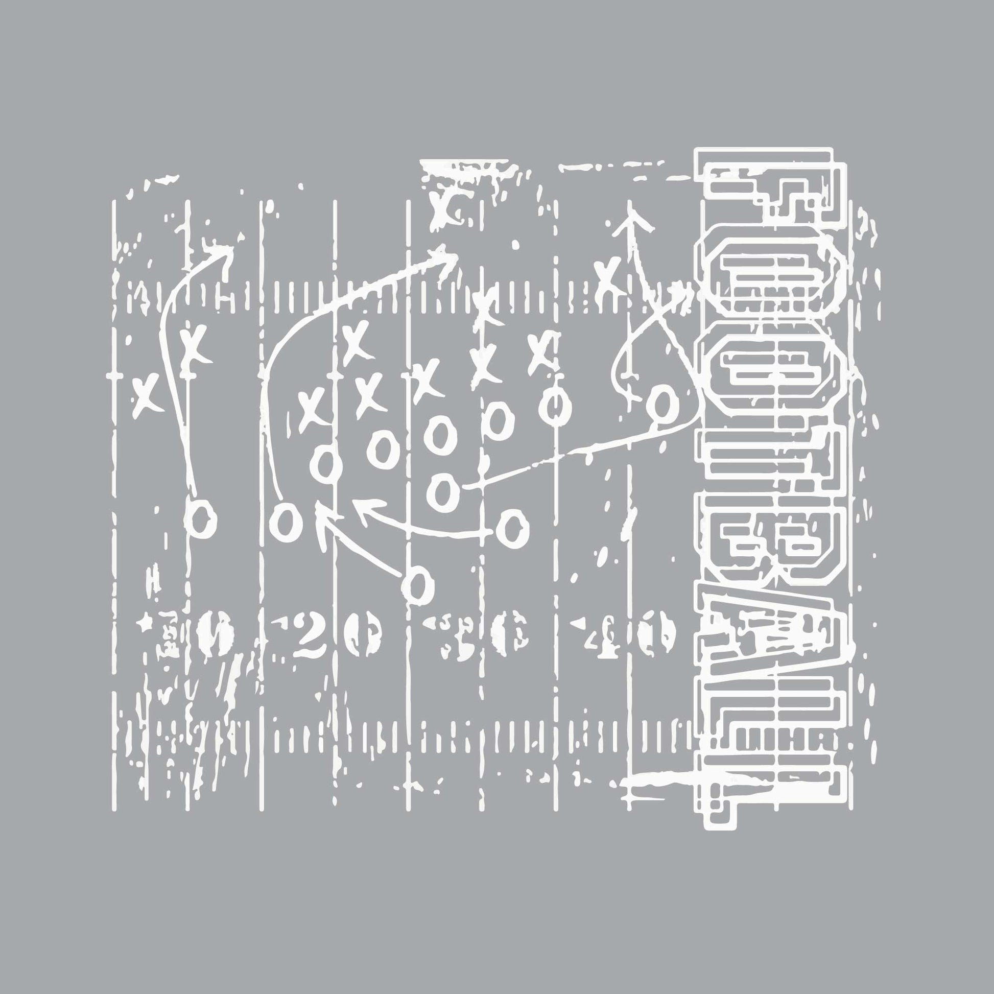 Football Field | Men's Long Sleeve Football Shirt | 100% Polyester