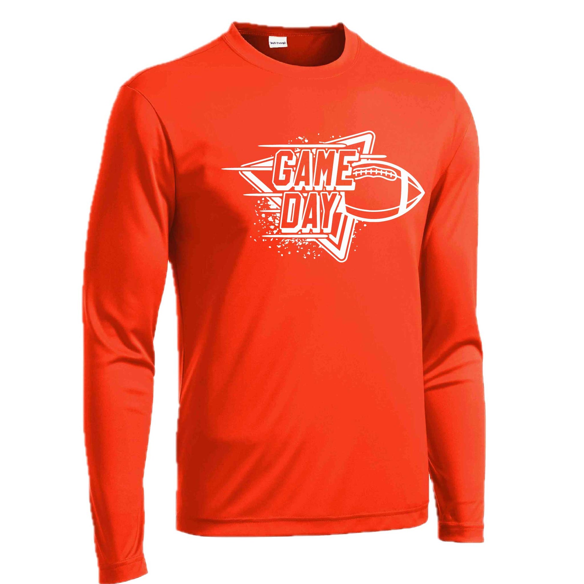 Football Game Day | Men's Long Sleeve Football Shirt | 100% Polyester