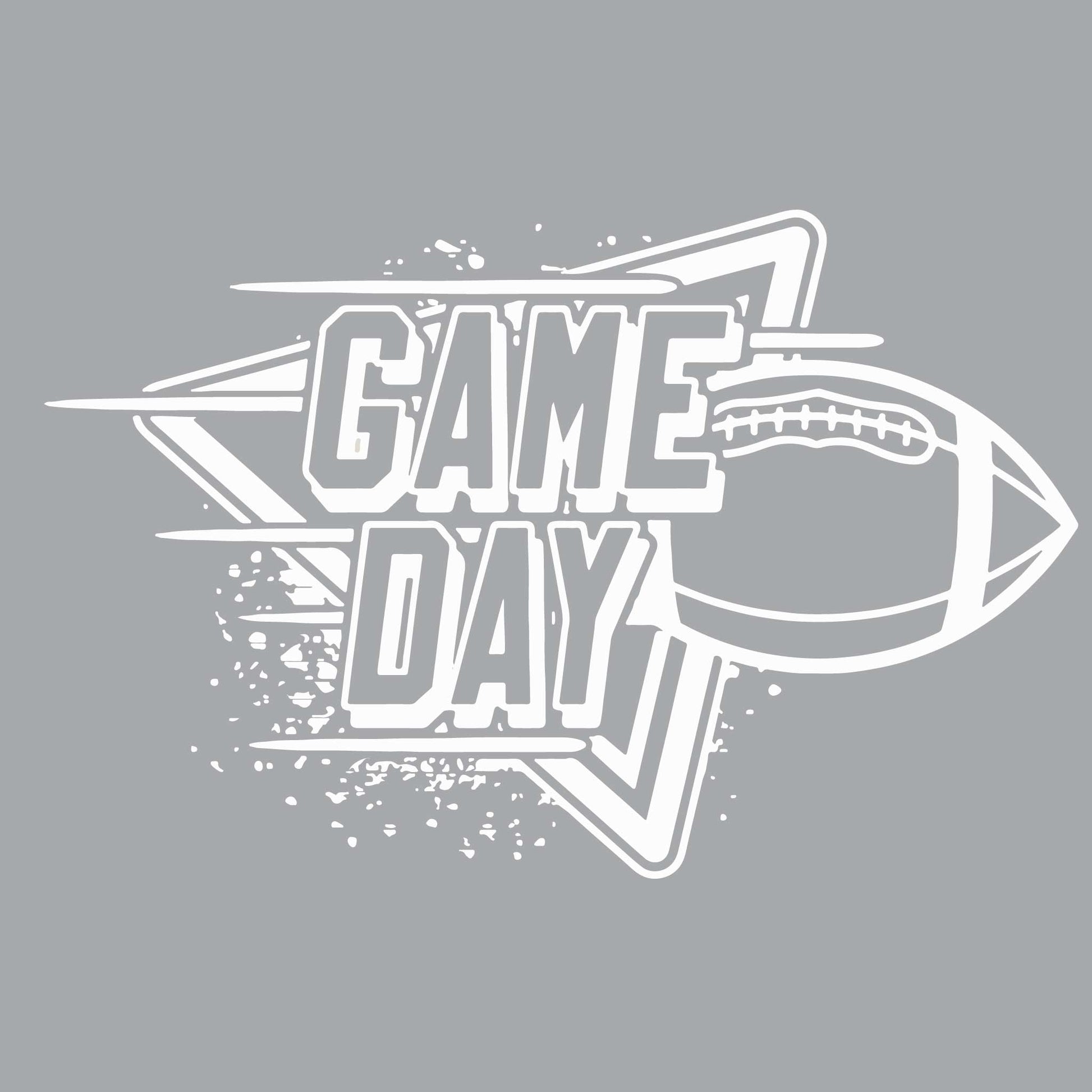 Football Game Day | Women’s Long Sleeve V-Neck Football T-Shirt | 100% Polyester