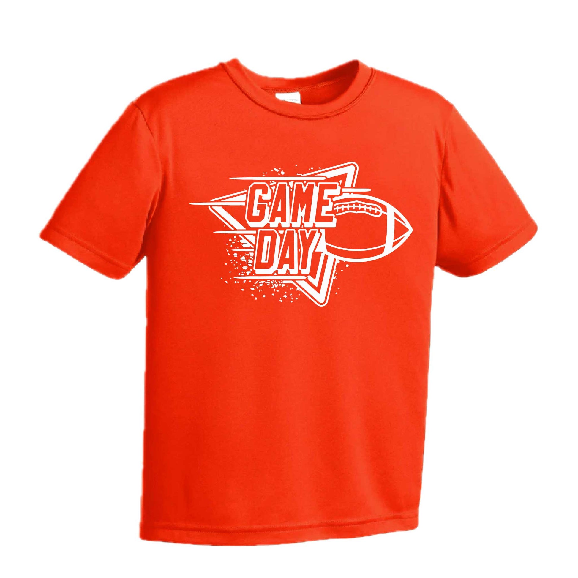 Football Game Day | Youth Short Sleeve Football T-Shirts | 100% Polyester