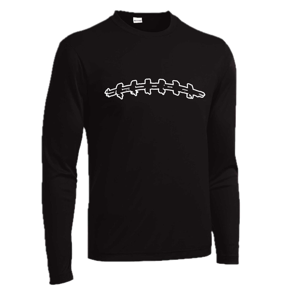 Football Laces | Men's Long Sleeve Football Shirt | 100% Polyester
