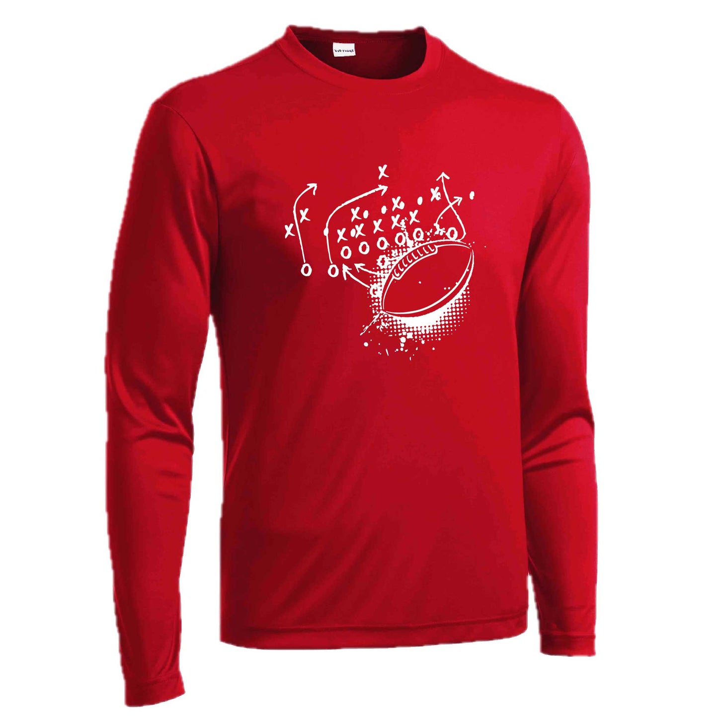 Football Playbook | Men's Long Sleeve Football Shirt | 100% Polyester