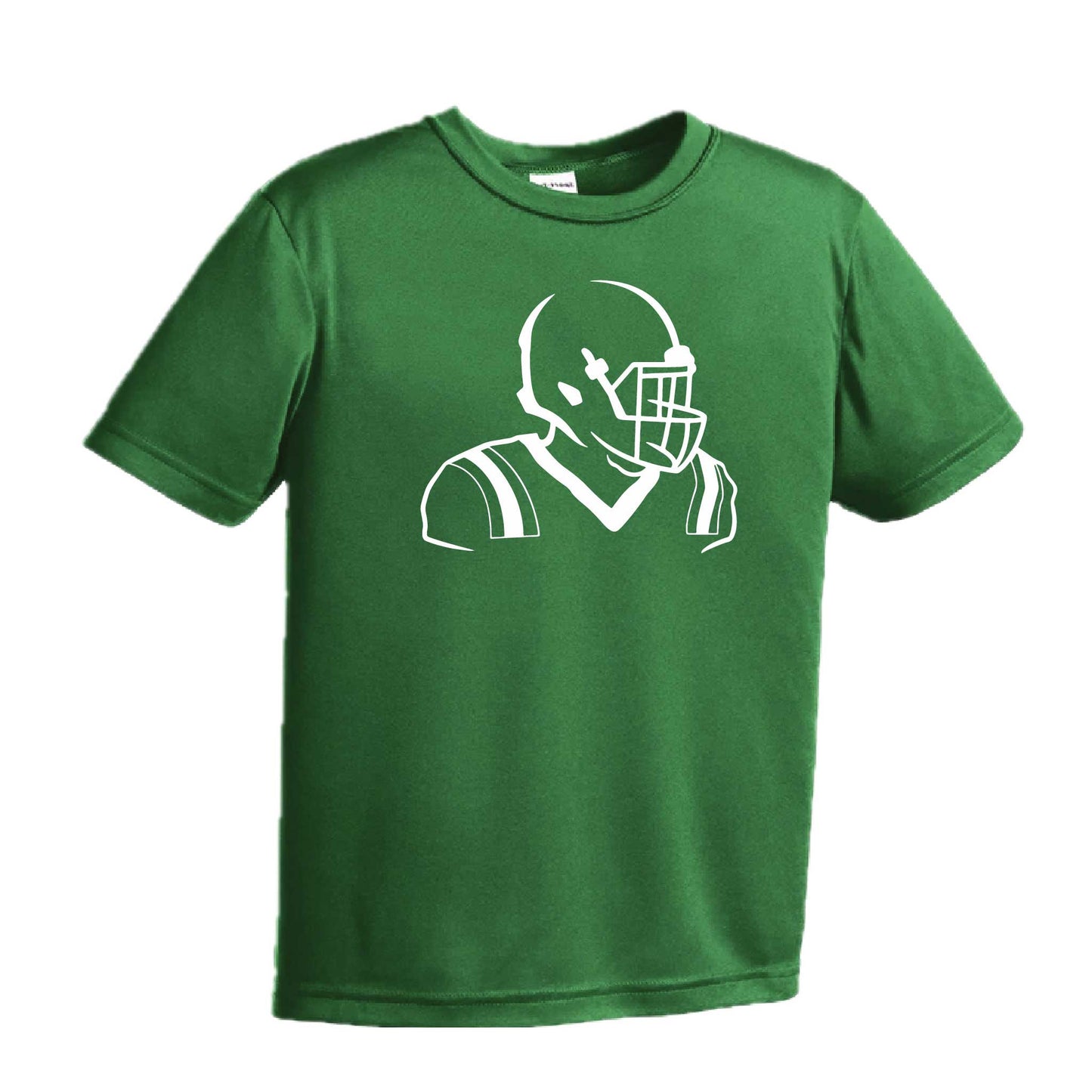 Football Player | Youth Short Sleeve Football T-Shirts | 100% Polyester
