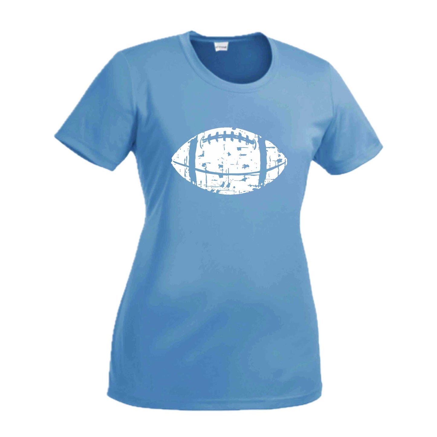 Football Scramble | Women’s Short Sleeve Crewneck Football T-Shirts | 100% Polyester