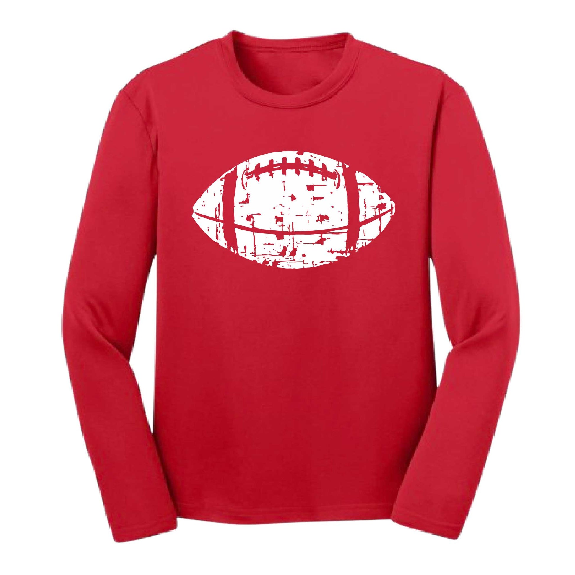 Football Scramble | Youth Long Sleeve Football T-Shirts | 100% Polyester