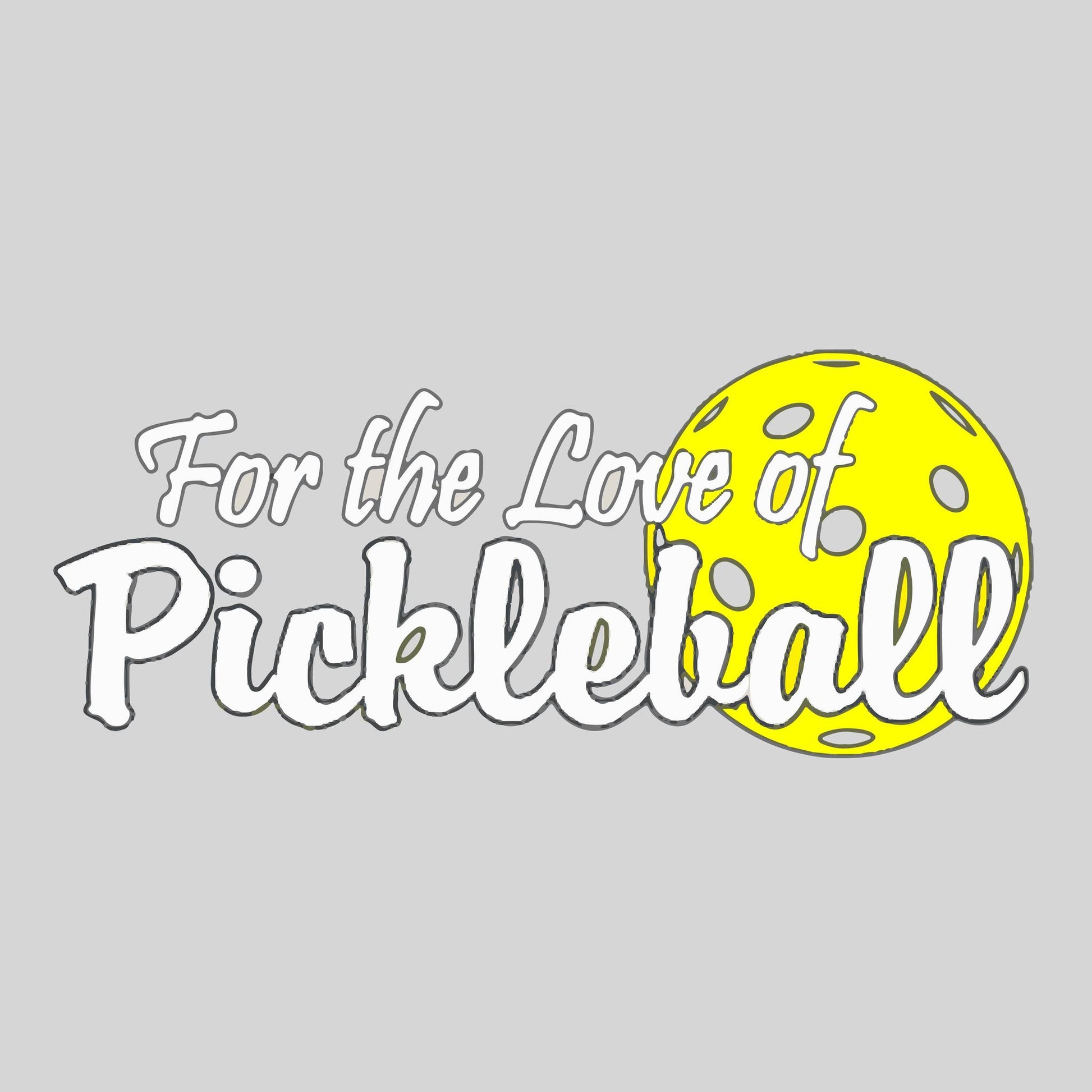 For The Love Of Pickleball | Pickleball Car Decal And Pickleball Sticker