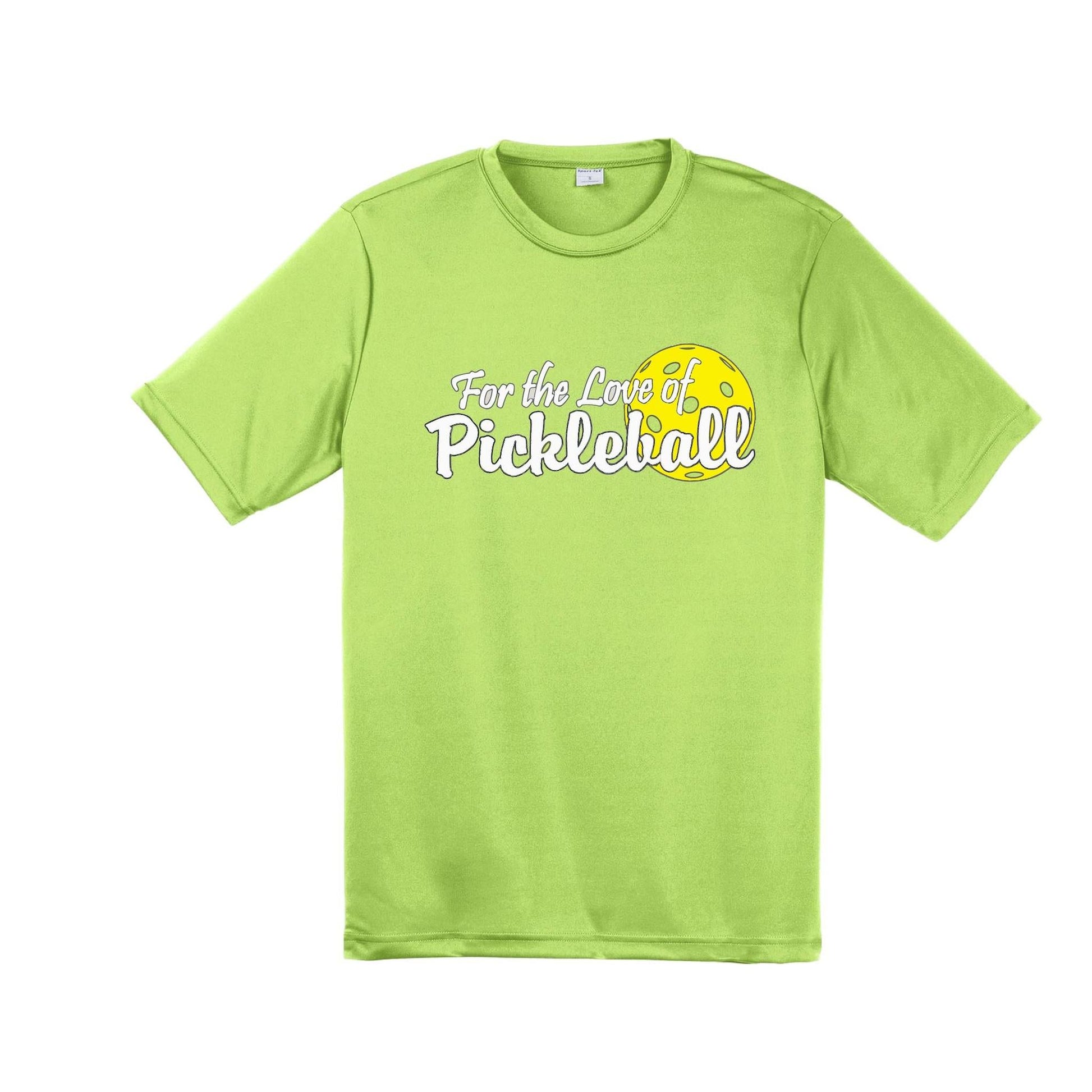 For the Love of Pickleball | Men's Short Sleeve Athletic Performance T-Shirt | 100% Polyester