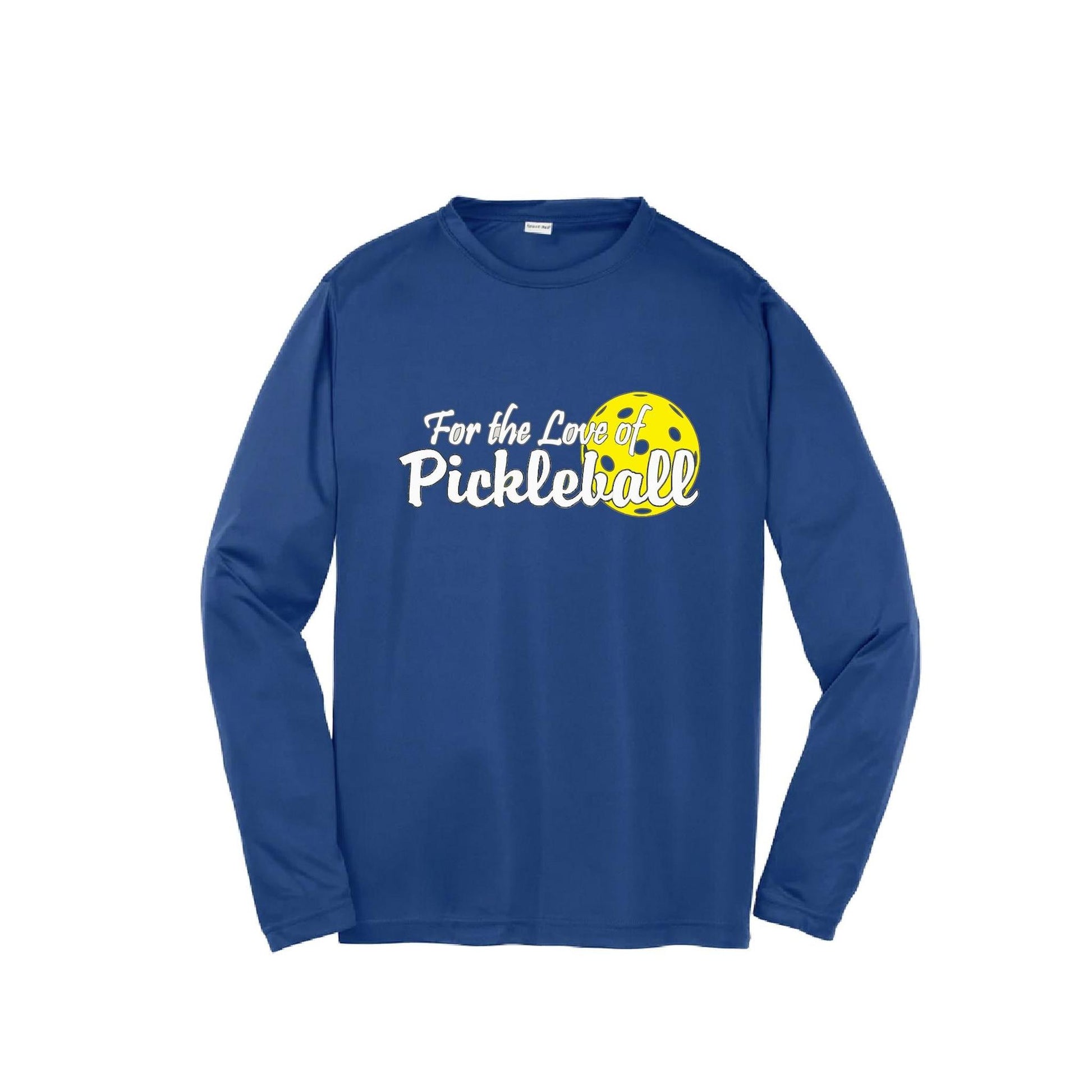 For the Love of Pickleball | Youth Long Sleeve Pickleball T-Shirts | 100% Polyester