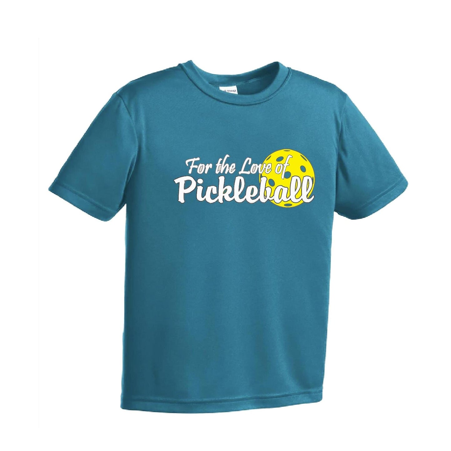 For the Love of Pickleball | Youth Short Sleeve Pickleball T-Shirts | 100% Polyester