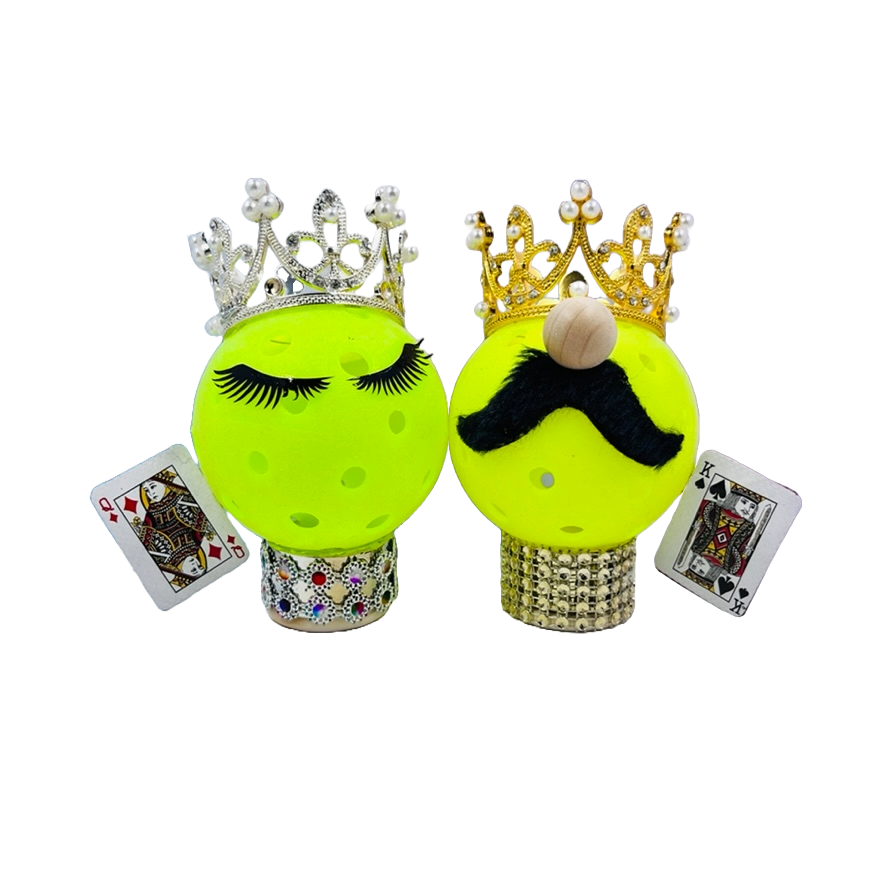 Pickleball King Or Pickleball Queen Gnome | Pickleball Gnomes | Fun Pickleball Gifts