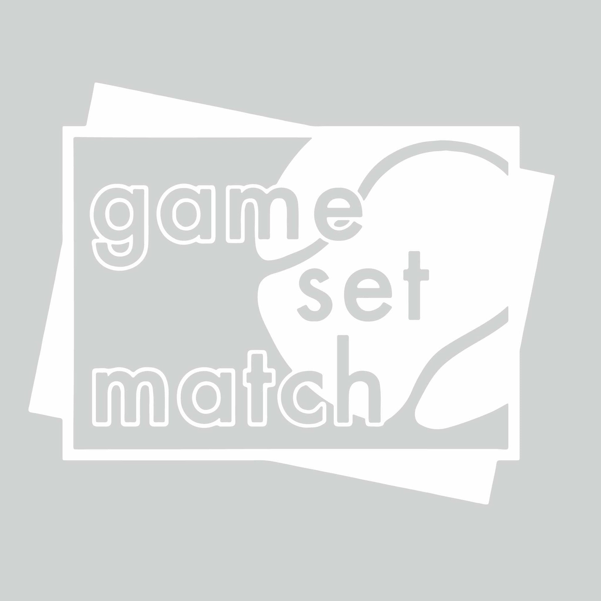 Game Set Match | Men's Short Sleeve Athletic Tennis Performance T-Shirt | 100% Polyester
