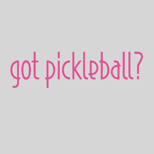 Got Pickleball? | Pickleball Car Decal And Pickleball Sticker | Customizable Color
